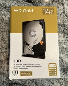 Disque dur interne disque dur SATA WD 14 To Gold Enterprise WD142KRYZ Western Digital - Photo 1/2