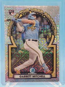 GARRETT MITCHELL 2023 BOWMAN CHROME ROOKIE OF THE YEAR FAVORITE MOJO #ROYF7 RC - Picture 1 of 2