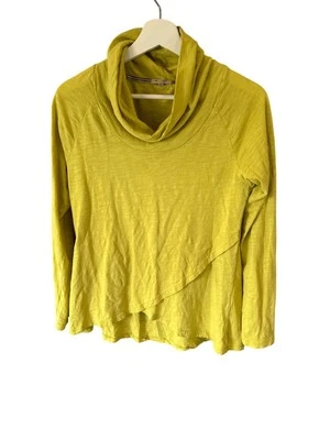 Mod o doc Capucha Cuello Verde Lima Tejido Algodón Top Para Mujer XS Manga Larga Foto 1 de 4