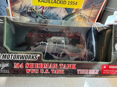 1/32 21st Century Motorworks-WWII M4 Sherman Tank w/ 2 Crew Figures-NEW💥T1543 - Image 1 of 4