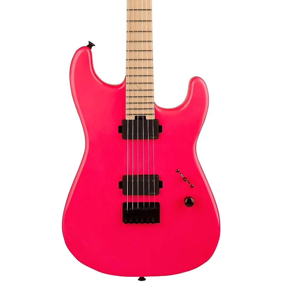 Charvel Sean Long Pro-Mod San Dimas Style 1 HH HT M Electric Guitar Neon Pink - Image 1 of 4