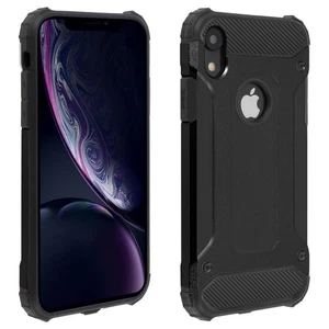 Coque Apple iPhone XR Protection Bi-matière Antichutes (1,80m) - Noir - Photo 1 sur 6