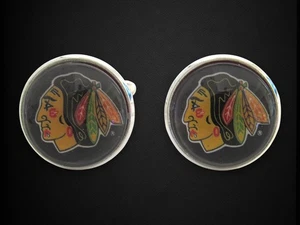 Gemelli Hockey Card, Chicago Blackhawks gioielli da sposa gemelli gemelli - Foto 1 di 5