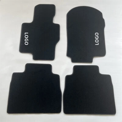 For Mercedes-Benz GLE Car Floor Mats Velour Waterproof Black Carpet Auto Liners - Image 1 of 4