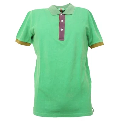 B3555 Polo Hombre ALTEA Maglia Manica Corta Verde Camiseta Hombre Manga Corta Foto 1 de 4