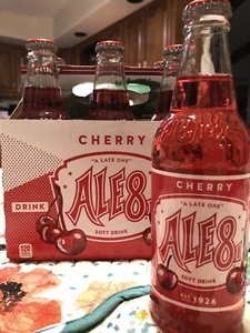 ¡Ale 8 un sabor a cereza soda! Paquete de 6 botellas de vidrio (KY) + ¡regalo gratis! - Imagen 1 de 23