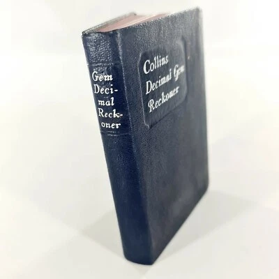 Collins Decimal Gem Reckoner (1966, Vinyl Cover) Like New - Vintage - Image 1 of 4