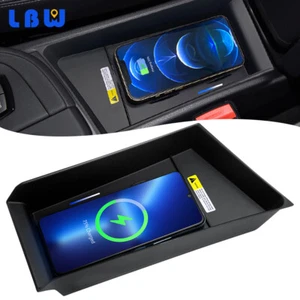 For BMW X1 F48 F49 2016-2021 Center Console QI Car Wireless Phone Charger Pad - Picture 1 of 12