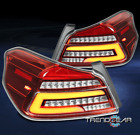 For 15 16 17 18 19 Subaru WRX/STI Full LED Tube Tail Brake Lights Rear Lamps Red