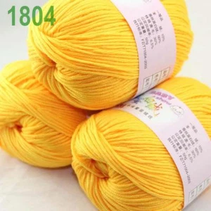 Sale lot 3 Skeins x50g Cashmere Silk Wool Children Hand Knitting Crochet Yarn 04 - Picture 1 of 4