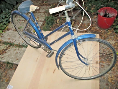 Bicicleta feminina Blue Hercules 1960’s. - Imagem 1 de 4