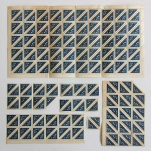 Checoslovaquia 1946 Entrega personal MNH Lote 180+ sellos triangulares Sc#EX3 - Imagen 1 de 2