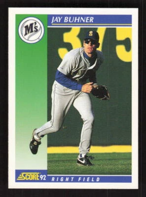 1992 Score #64 Jay Buhner Seattle Mariners - Image 1 of 2