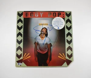 Iggy Pop Soldier Autographed Signed Album LP Record Beckett Authentic BAS COA - Picture 1 of 2