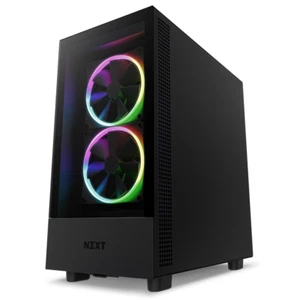 NZXT H510 Elite Mid-Tower Case (Matte Black) Mini ITX WITH FANS / NO ATX - Picture 1 of 5