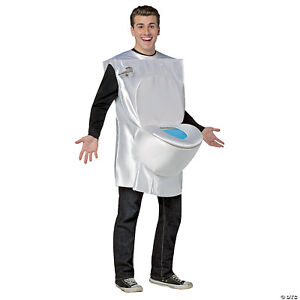 Toilet Suite Nasty Joke Funny Humorous Party Stag Night Adult Mens Costume