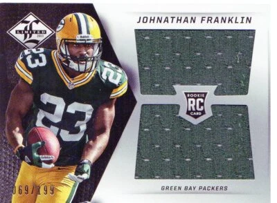 B4464- 2013 Limited Rookie Jumbo Jerseys RC Logo #13 Johnathan Franklin Jsy /199 - Image 1 of 2