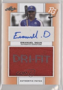 2018 Leaf Metal Perfect Game All-American Classic /4 Emanuel Dean Patch Auto