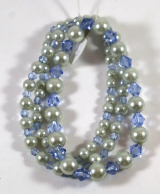 EETOP 3 piezas Conjunto PULSERA Azul Facetado Perla Elástica Claire's Foto 1 de 4