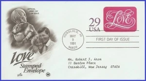 USA3 #U621 ADDR PIEZAS ARTCRAFT FDC Love - Imagen 1 de 1