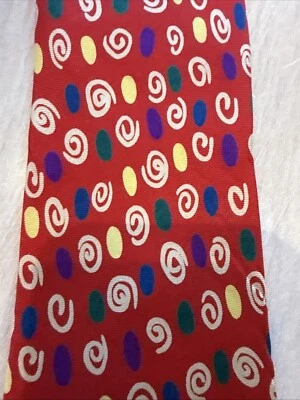 Corbata de seda multicolor Rooster West End Collection  Foto 1 de 4