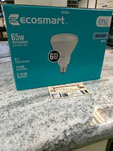 PACK OF 6) Ecosmart Daylight R30 Flood COMPACT FLUORESCENT,65W Equivalent(3C2 - Picture 1 of 9