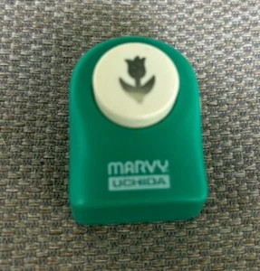 Marvy Uchida small tulip 3/4 IN. Paper Punch Crafting Crafts - Picture 1 of 2