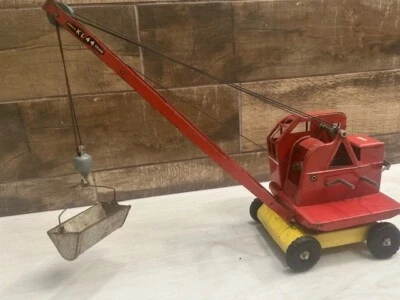 Grúa Móvil Jones KL44 #1235 Modelo Hojalata Acero Prensado TRI-ANG De Colección Foto 1 de 4