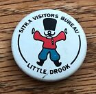Sitak Vistors Bureau Pinback Pin 1970'S Little Drook Original Vintage Used Badge