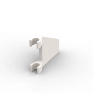 Lego 10x Flagge Dreieck 2x2 flag trapezoid 44676 weiß white - Picture 1 of 1