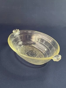 Cuenco para servir vidrio prensado transparente Glasbake vintage ART DECO c. 1920-30s - Imagen 1 de 8