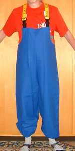 ELKA REGENLATZHOSE  REGENHOSE  blau  NEU  XL  ÖLZEUG - Bild 1 von 6