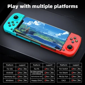 D3 Wireless Bluetooth Stretchable Gaming Controller Android iOS PC Gamepad New - Picture 1 of 18