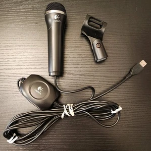 Logitech Micrófono USB A-0234A y Soporte Clip Soporte Probado PC Sistema de Videojuegos - Imagen 1 de 8