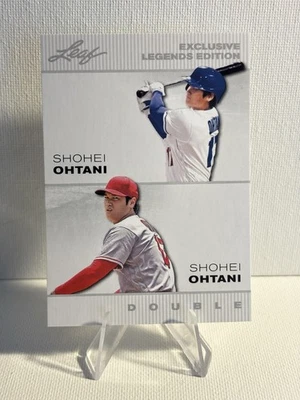SHOHEI OHTANI  L. A. DODGERS 2023 LEAF LEGENDS "SPECIAL RELEASE" BASEBALL CARD - Image 1 of 2