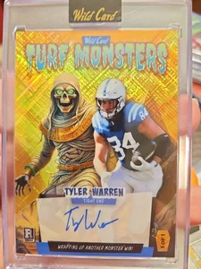 Wild Card Haunted Hits Tyler Warren 2025 1/1 radiocontrol automático césped monstruos momia colts - Imagen 1 de 3