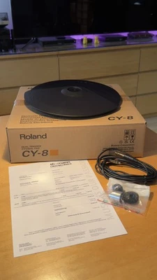 Original ROLAND CY-8 Becken inkl. Triggerkabel  u. Befestigungset, NEU !!! - Bild 1 von 4