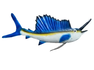 21” SAILFISH HAND MADE OF METAL WALL ART TROPICAL TIKI  OCEAN DECOR - Picture 1 of 1
