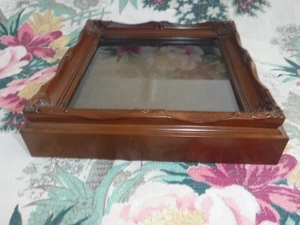 Vintage Style~Petite~Wood Frame Shadow Box Display~EZ Open Back~1" Depth~Curio - Picture 1 of 14