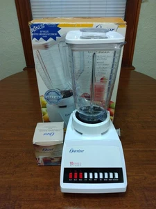 Frullatore vintage Osterizer 10 velocità 869-18S brocca 5 tazze - Foto 1 di 19