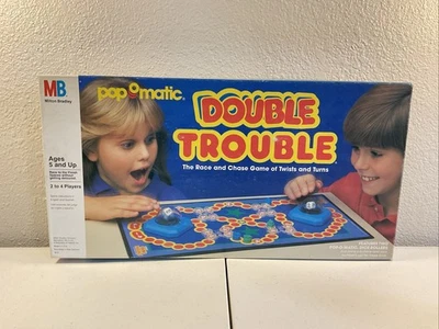 VINTAGE Double Trouble Pop-O-Matic Game COMPLETE Milton Bradley 1987 - Image 1 of 4