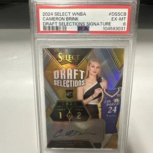 2024 Select WNBA Draft Selections Signature Cameron Brinks PSA 6 - Picture 1 of 4