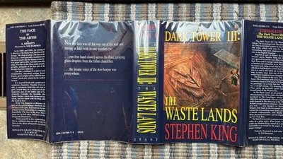 Stephen King Dark Tower III Waste Lands Dust Jacket Cover Only + AE DT VI & VII - Image 1 of 4