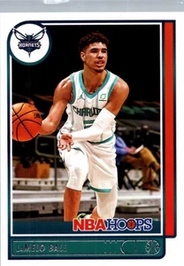 2021-22 Panini NBA Hoops LaMelo Ball #140 - Charlotte Hornets - Picture 1 of 2