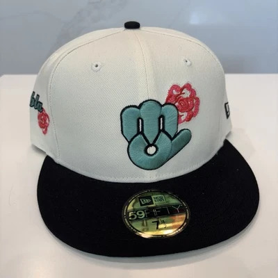 Gorra New Era LMB Diablos Rojos Del México Béisbol 59Fifty 5950 7 1/2 Marfil Negra Foto 1 de 4