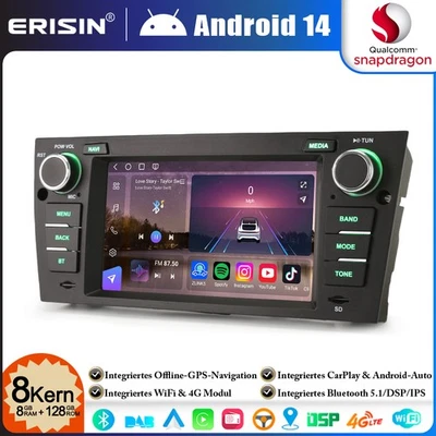 Android 14 128GB 8-Kern Qualcomm DAB+ Autoradio Navi für BMW 3er E90 E91 E92 E93 - Bild 1 von 4