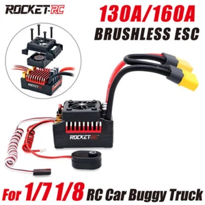 SURPASS HOBBY 130A 160A ESC Brushless Regler 4S für 1/7 1/8 RC Car Monster Truck - Picture 1 of 20