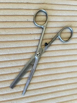 Old Vtg Solingen CERENA CONCUR INOX 3610 Shears Scissors Made In Italy  - Image 1 of 4