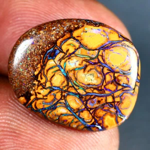 10.55 ct Fancy Shape (19 x 15 mm) Multi Color Australian Koroit Boulder Opal - Picture 1 of 1