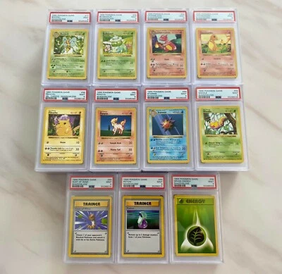 1999 Pokemon Shadowless Base Set PSA 9 Pack Fresh - Complete Your Set - You Pick - Image 1 of 2